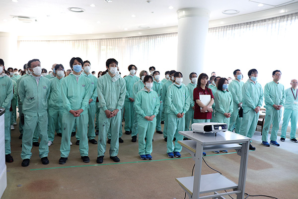 人事戦略部　神戸工場朝礼